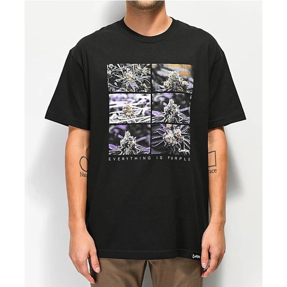 Cookies New Windows men L black "everything is purple" t-shirt grunge street‎